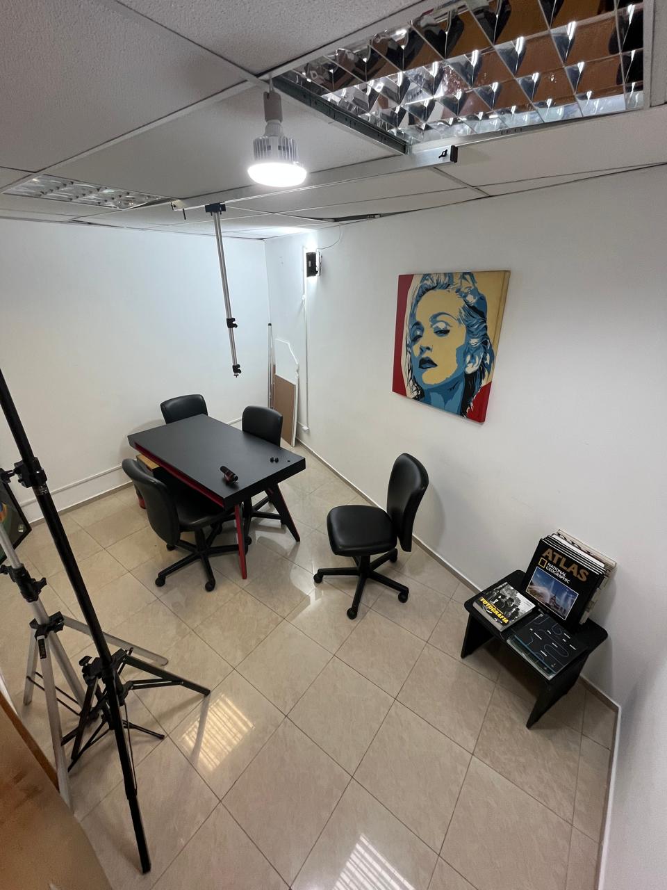 Sala de reuniões da produtora em São Paulo